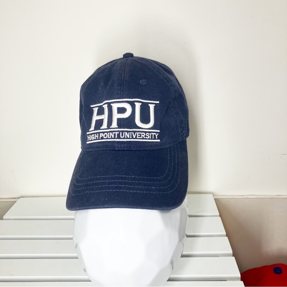 High Point University Panthers Three Bar Adult Adjustable Strap Back Hat Cap